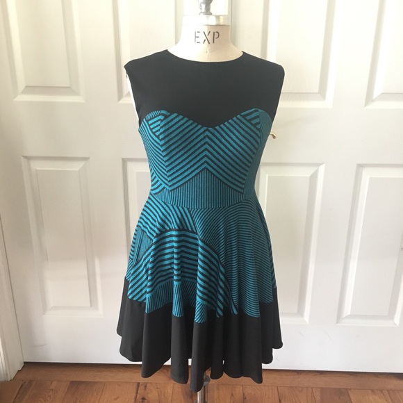 Eva Franco Anthropology skater dress 6 petite - Picture 2 of 8